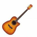 ibanez aw250ece acoustic guitar